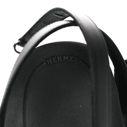 Hermes Nappa Liberte Sandals 38 Black 9 of 13