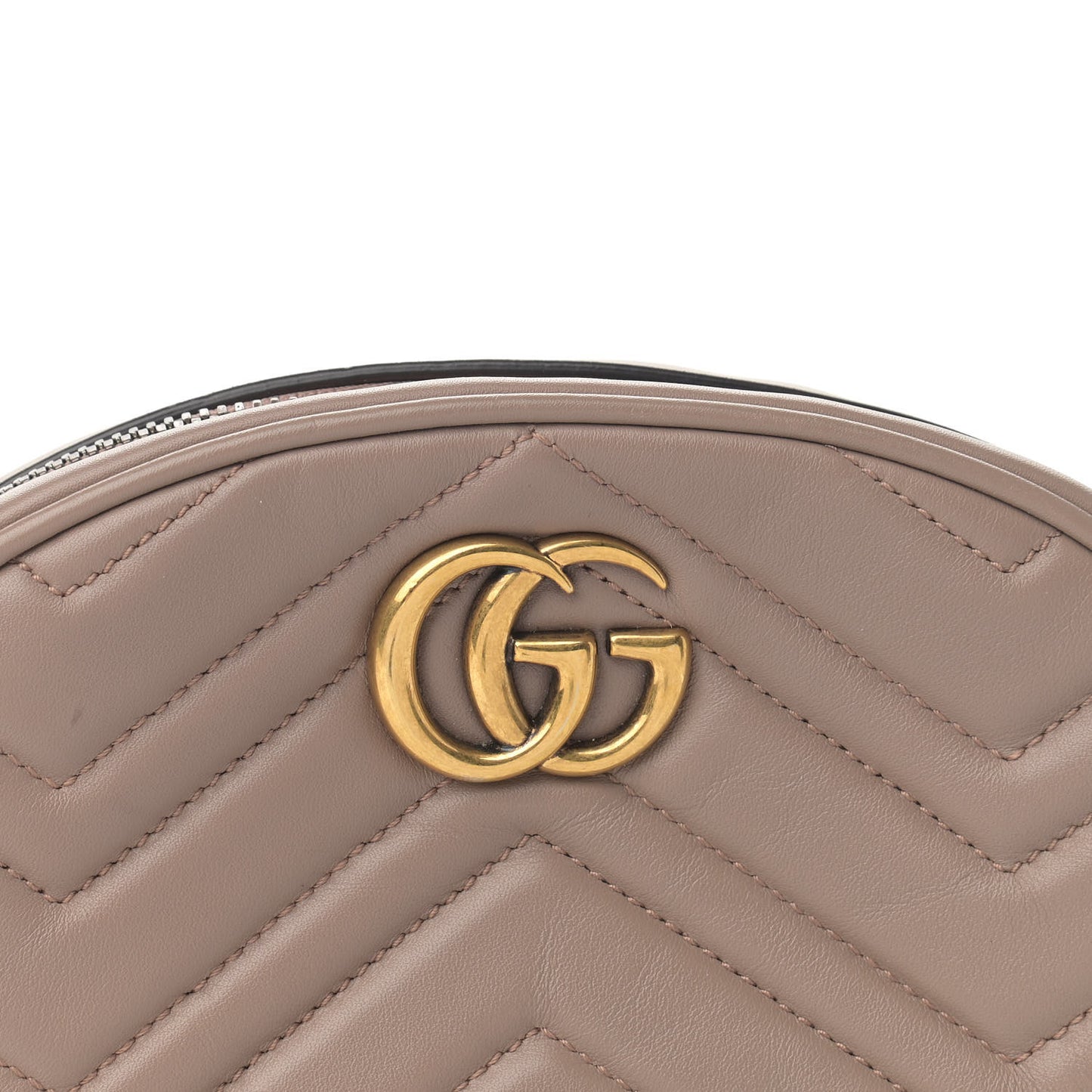 Calfskin Matelasse GG Marmont Belt Bag 95 38 Porcelain Rose