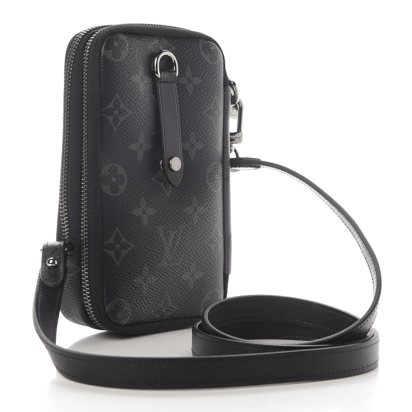 Monogram Eclipse Reverse Double Phone Pouch