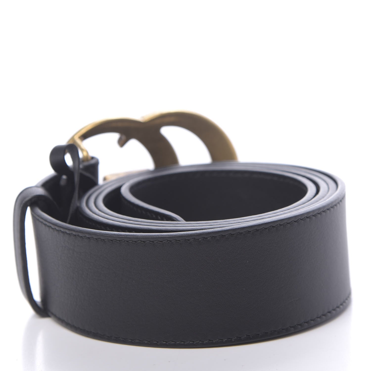 Gucci Calfskin Double G 40mm Belt 100 40 Black 2 of 5