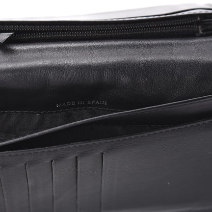 Chanel Patent Quilted Brilliant Yen Wallet Black 9 of 10