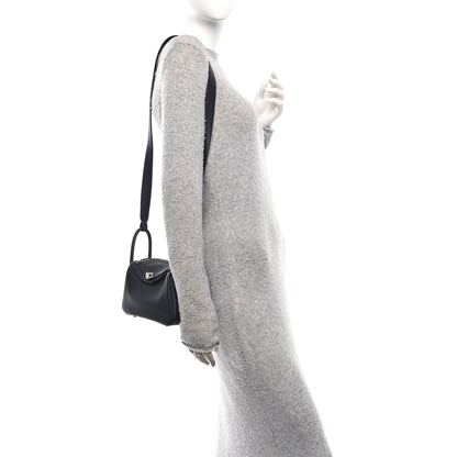 Hermes Taurillon Clemence Mini Lindy 20 Caban 2 of 10