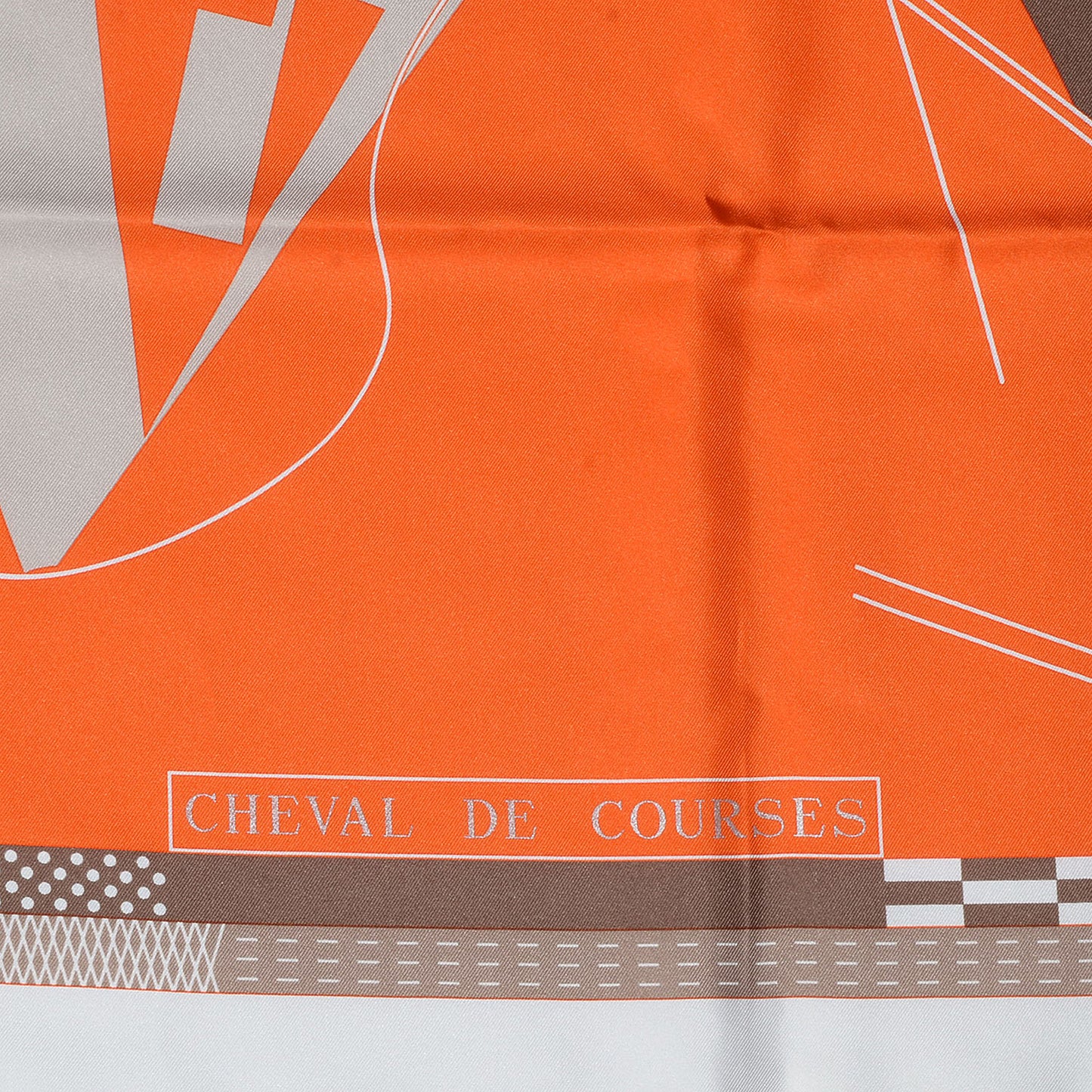 Silk Cheval De Courses Scarf 90