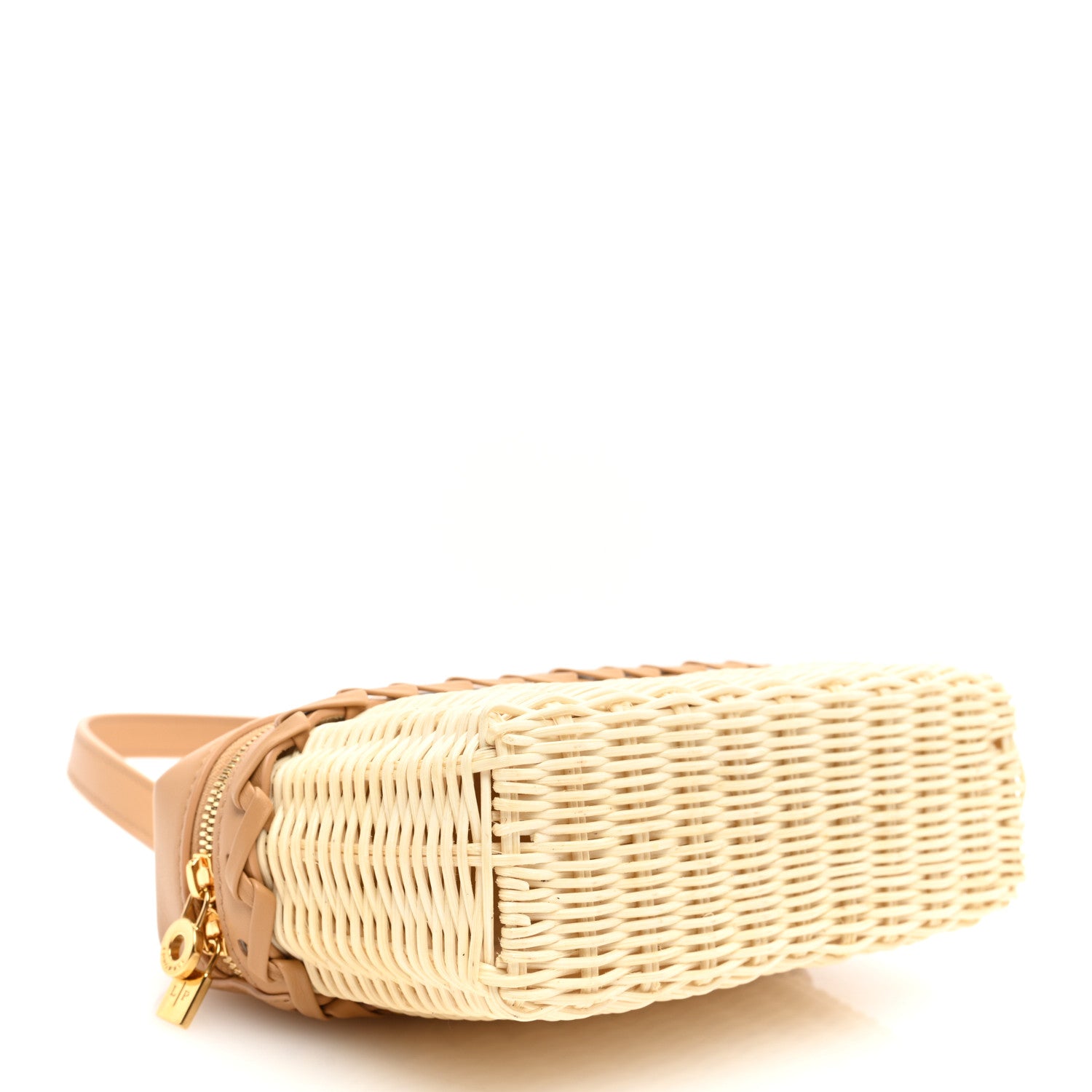 Loro Piana Wicker Calfskin L19 Extra Pocket Pouch Natural 4 of 10