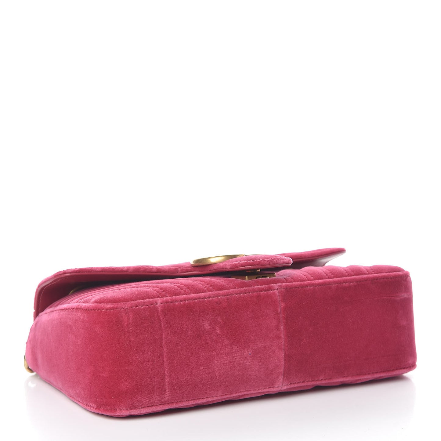 Velvet Matelasse Small GG Marmont Shoulder Bag Light Raspberry Rose