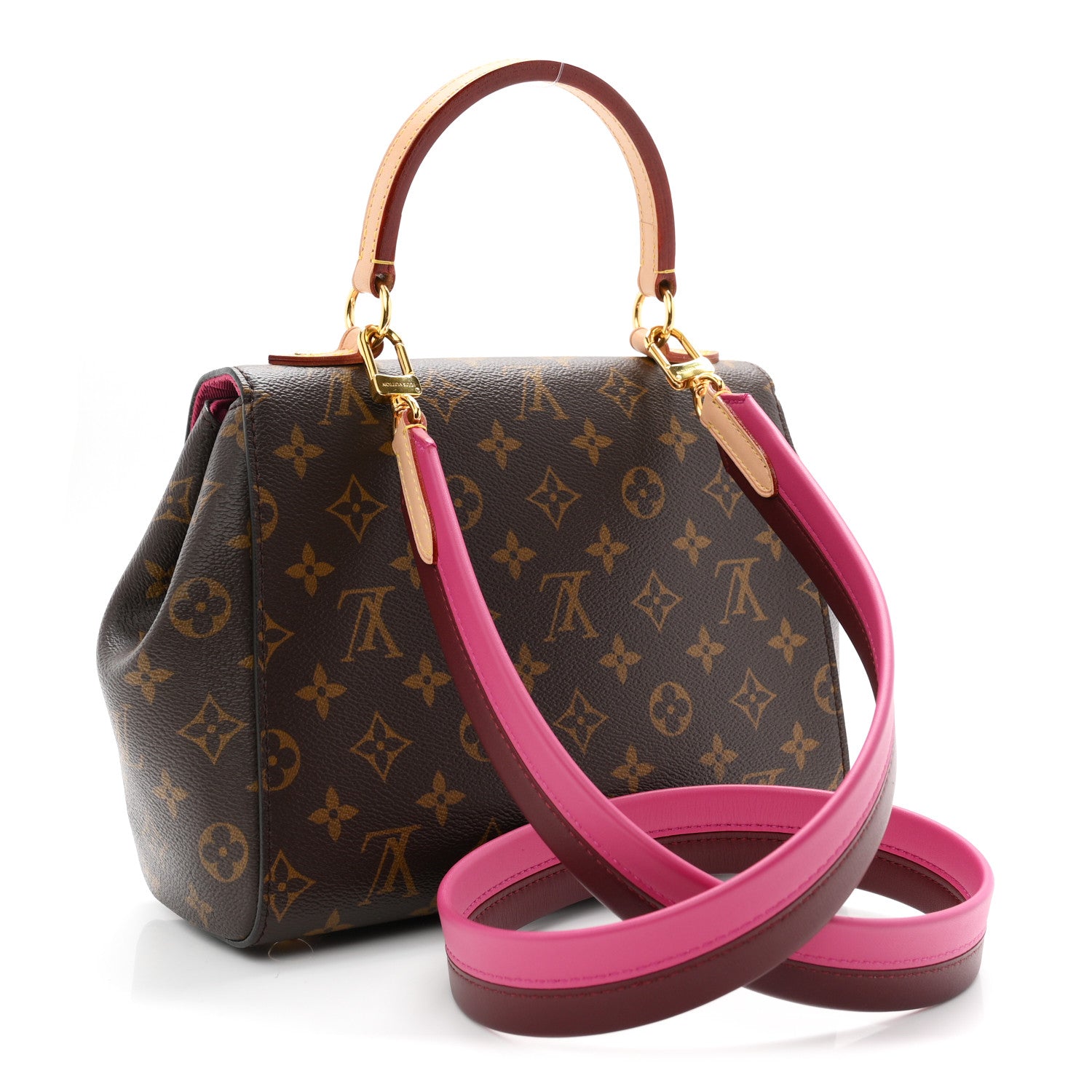 Louis Vuitton Monogram Cluny BB Bordeaux Fuchsia 3 of 10
