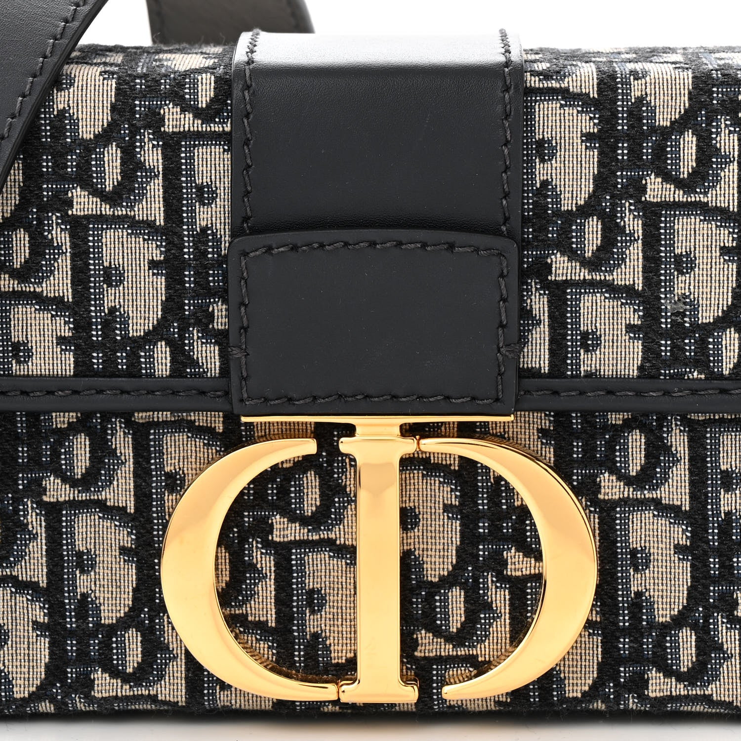 Christian Dior Oblique 30 Montaigne Box Bag Blue 8 of 11