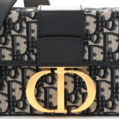 Christian Dior Oblique 30 Montaigne Box Bag Blue 8 of 11