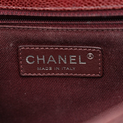 Chanel Crumpled Grained Calfskin Medium CC Crave Flap Bordeaux 6 of 10