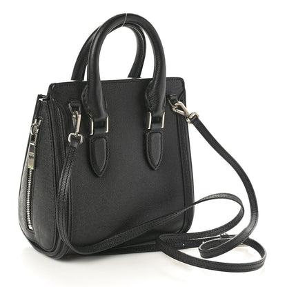 Alexander McQueen Grained Calfskin Small Heroine Black 3 of 9