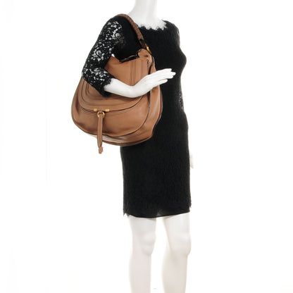 Chloe Calfskin Large Marcie Hobo Nut 2 of 9