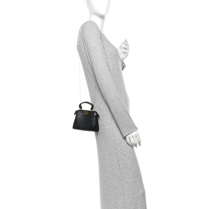 Fendi Nappa Nano Peekaboo Satchel Black 2 of 11