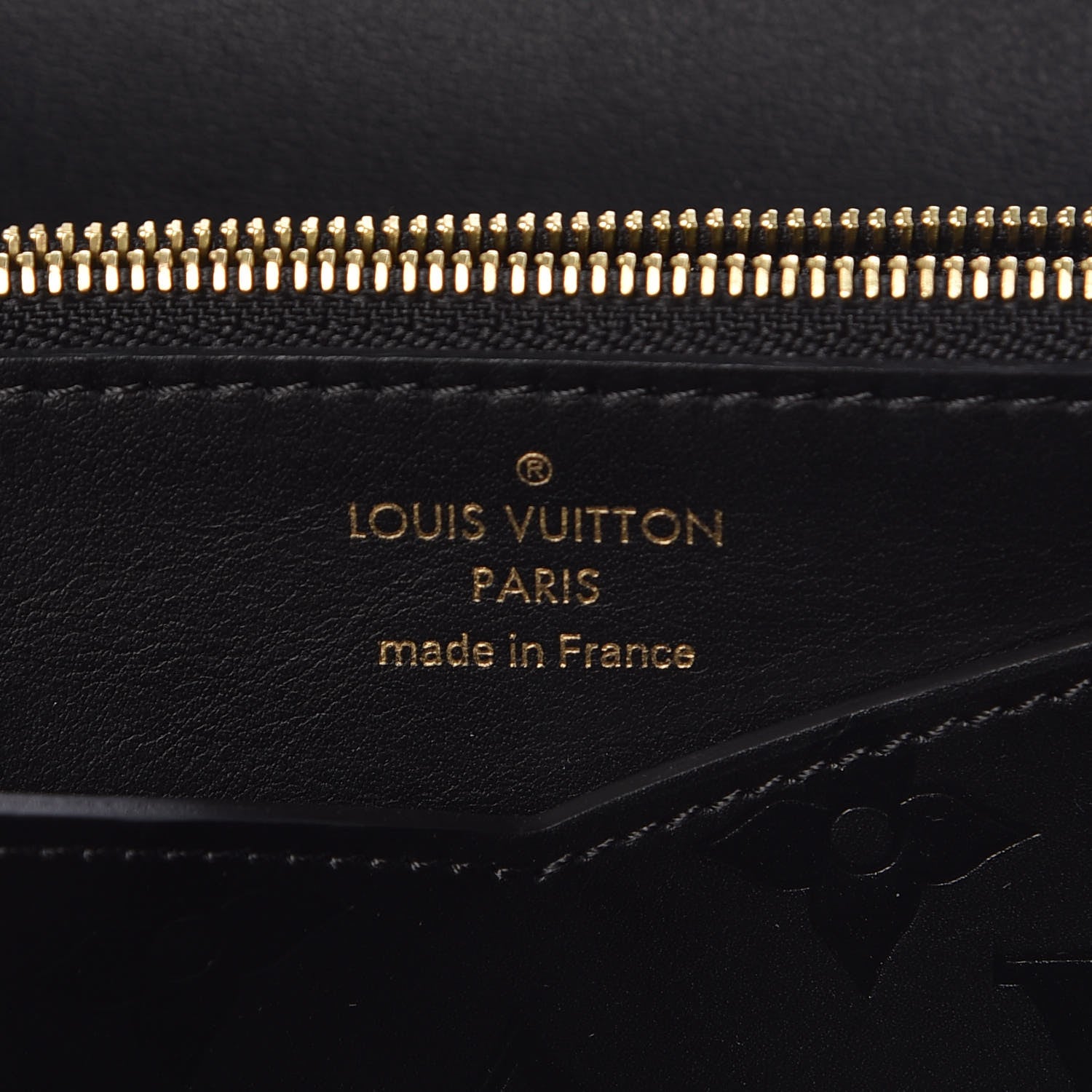 Louis Vuitton Monogram Cuir Plume Very Wallet Black 6 of 13