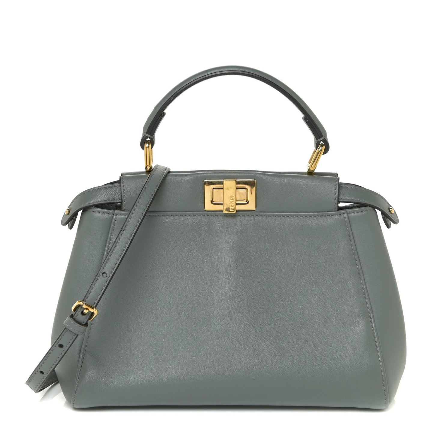 Nappa Mini Peekaboo Iconic Satchel Fumo