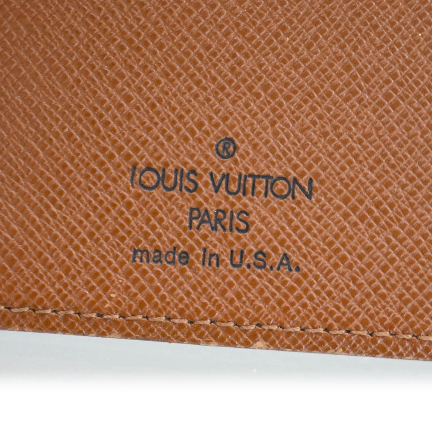 Monogram Checkbook Holder