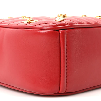 Prada Soft Calfskin Floral Diagramme Bag Fuoco 9 of 10