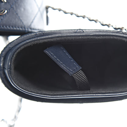 Chanel Lambskin Quilted Chain Around Phone Holder Navy 5 of 12