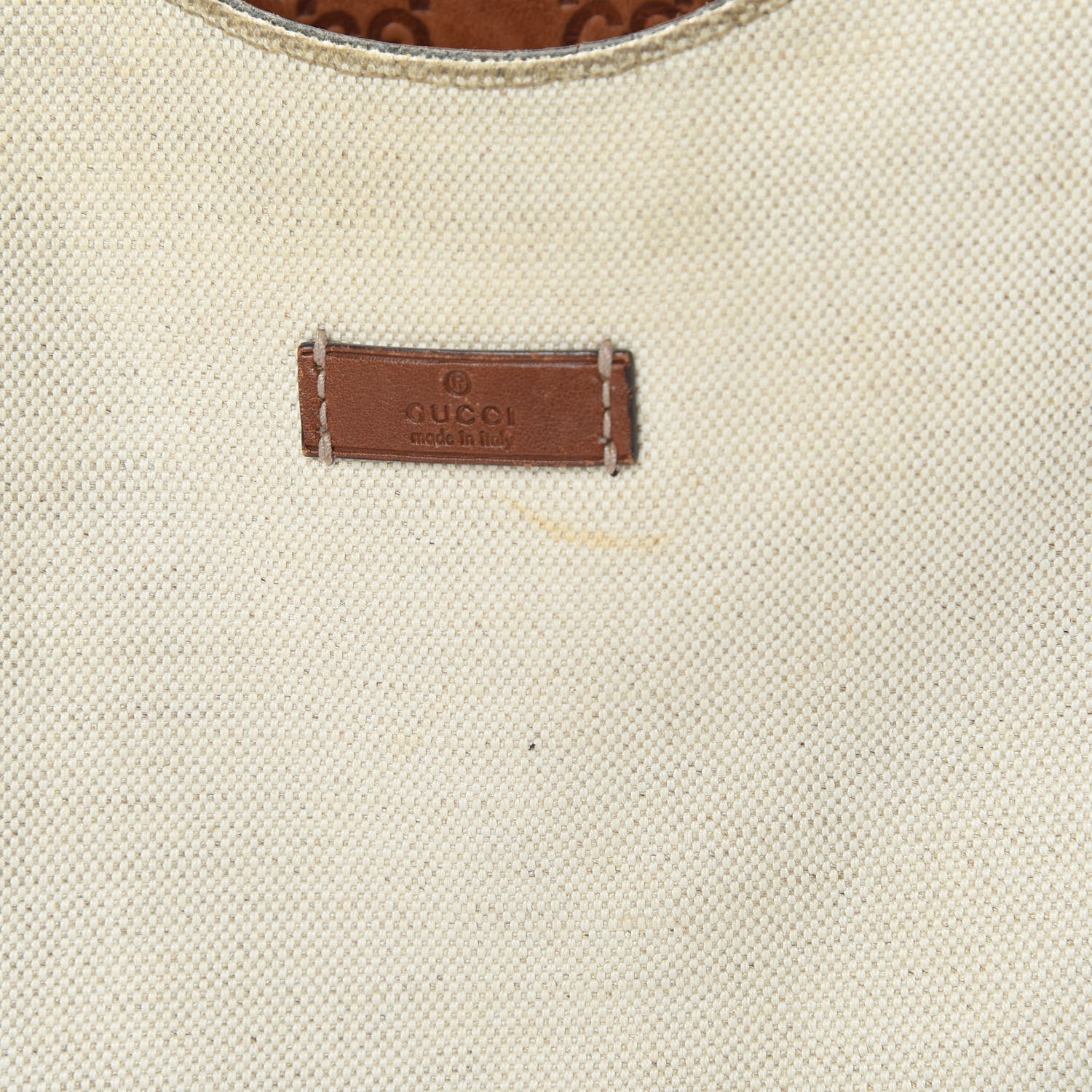 Gucci Canvas Guccissima Hobo Beige 14 of 19