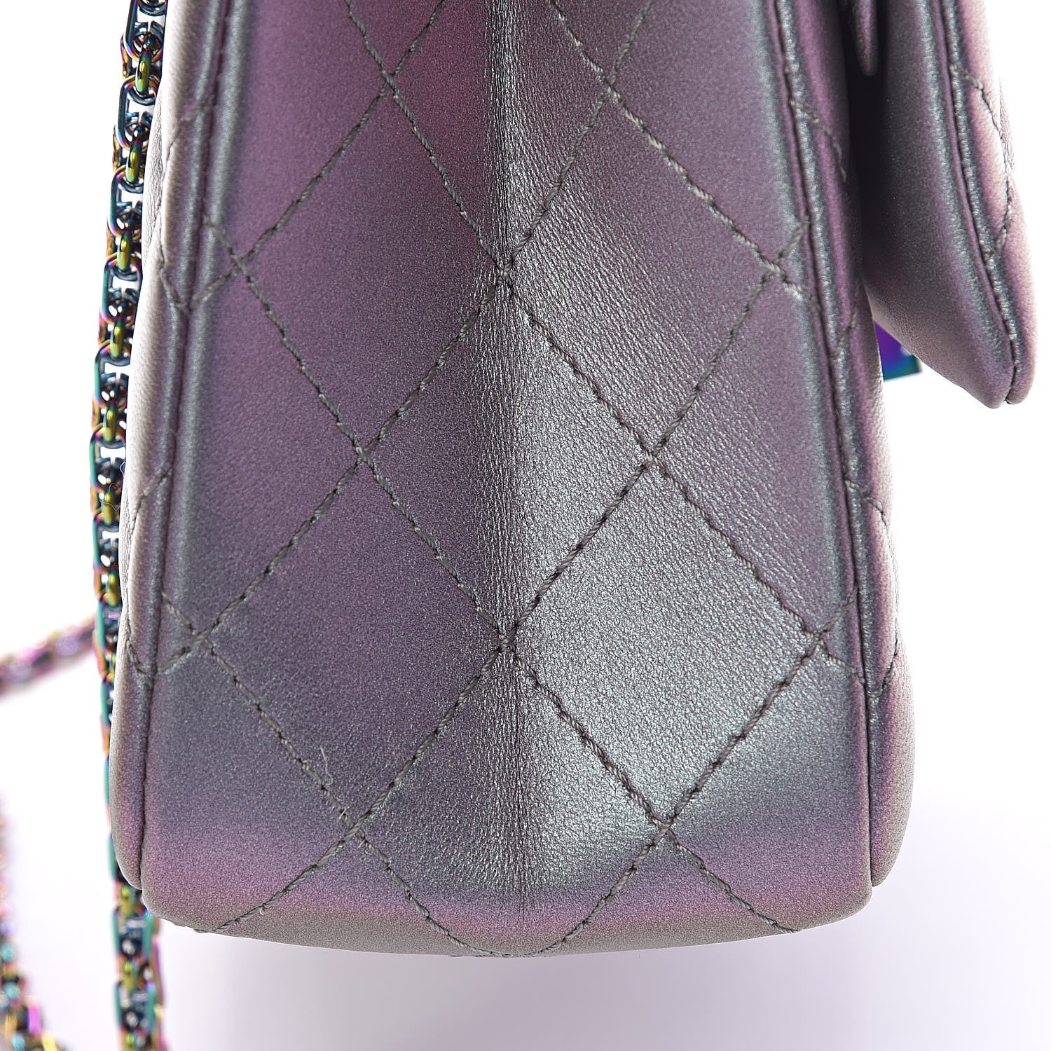 Chanel Iridescent Lambskin Quilted 2.55 Reissue 226 Flap Light Purple 12 of 13