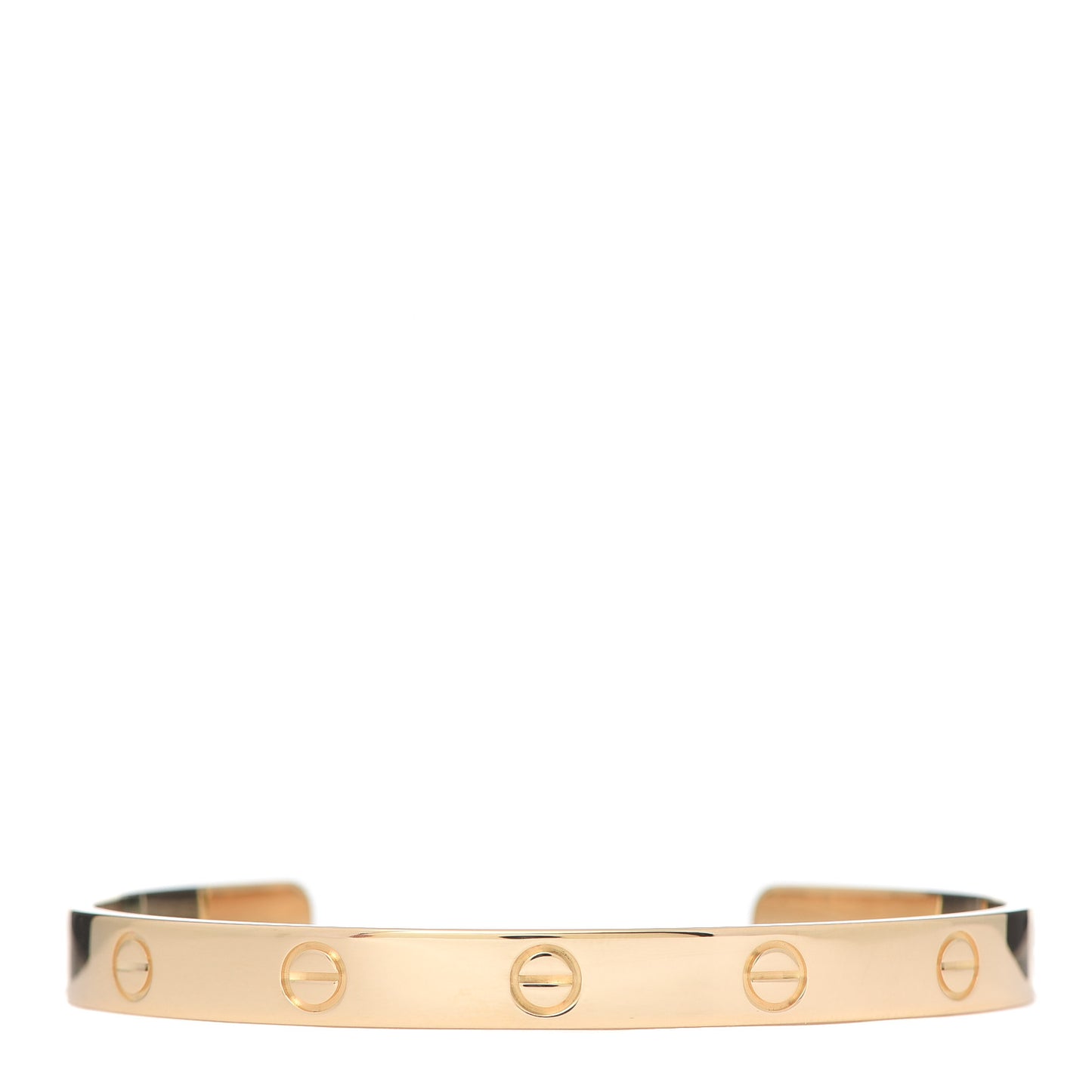 18K Yellow Gold LOVE Cuff Bracelet 18