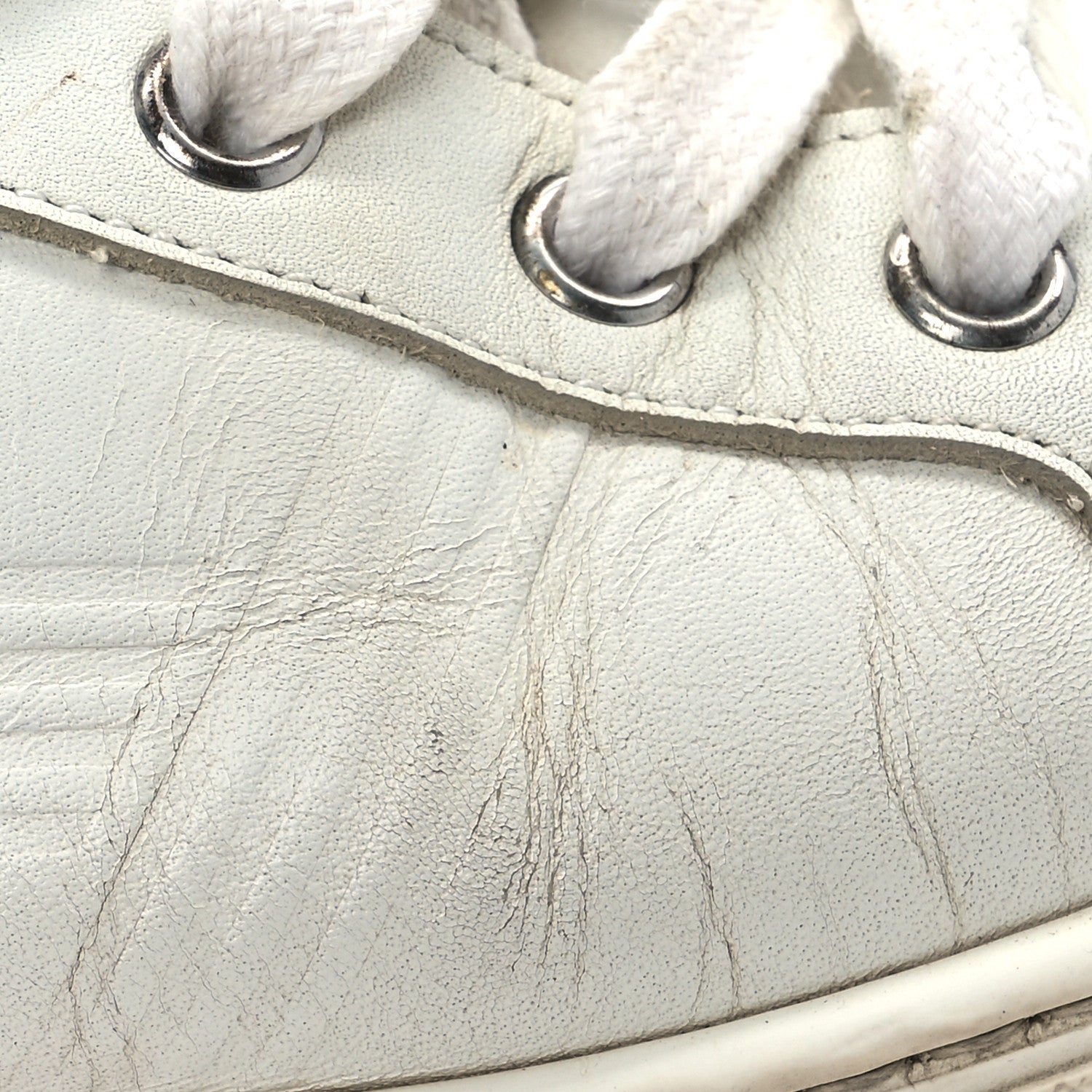 Hermes Calfskin Womens Advantage Sneakers 37 White 11 of 19