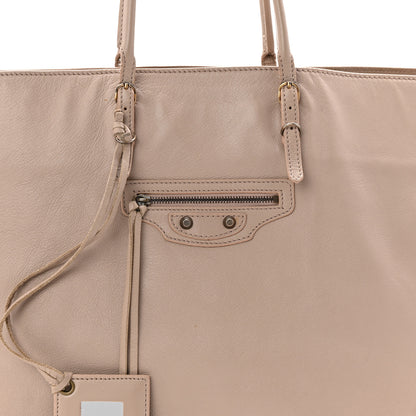 Balenciaga Veau Papier A4 Zip Around Tote Beige Praline 9 of 11