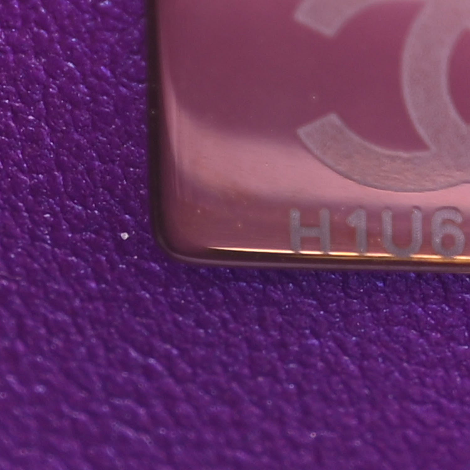 Chanel Mirror Calfskin Metallic Calfskin Quilted Hollywood Boulevard Mini Flap With Star Coin Purse Purple 7 of 11