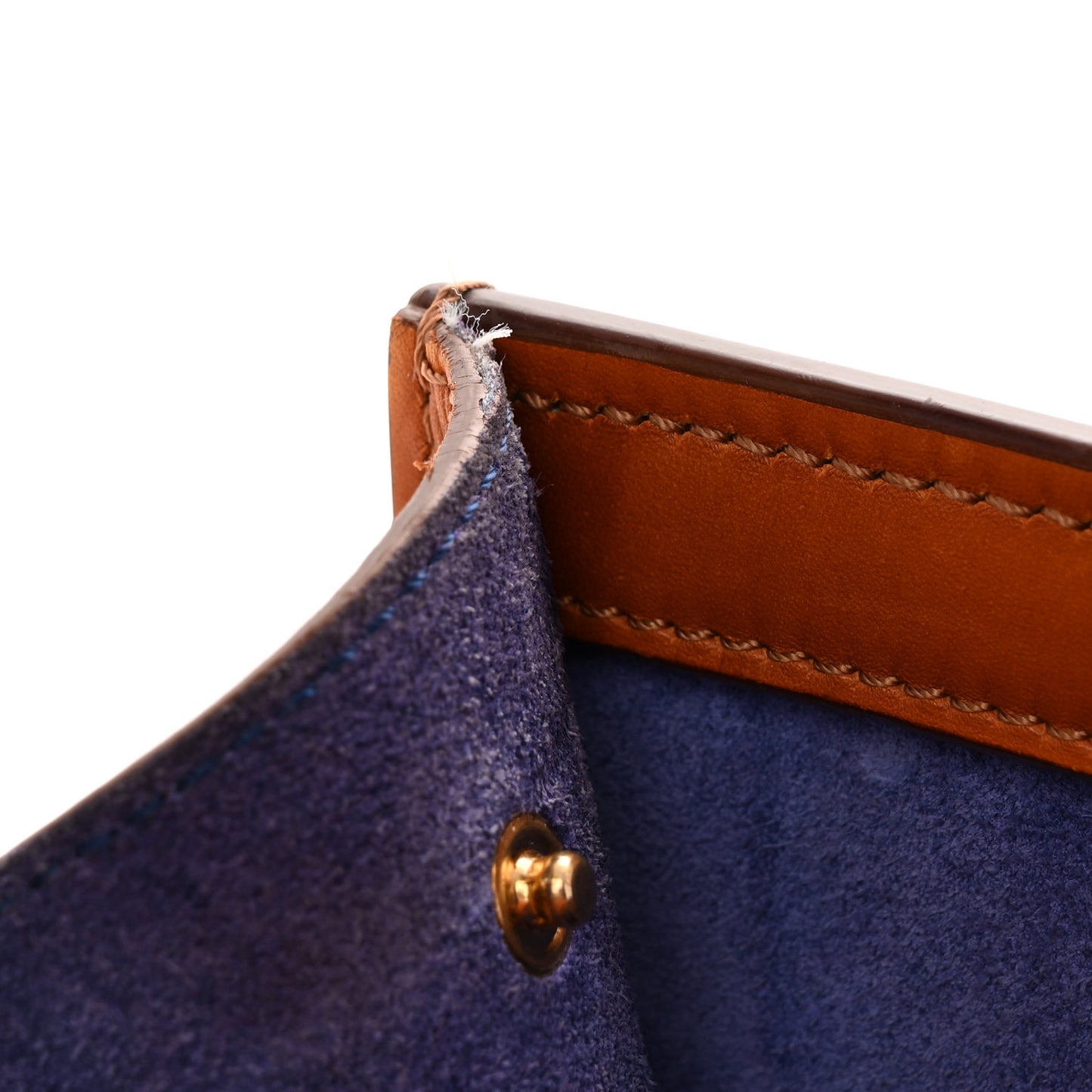 Natural Calfskin Medium Tie Knot Tote Tan