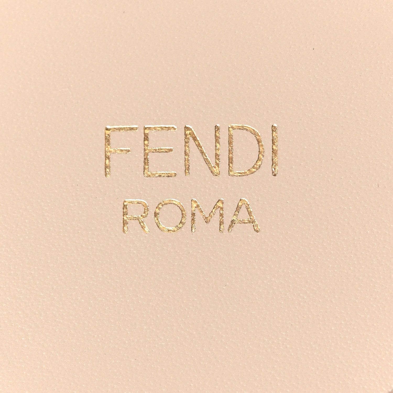 Fendi Jacquard Ribbon Vitello King FF Bi-Color Intreccio Adjustable Strap You Beige Pink 3 of 4