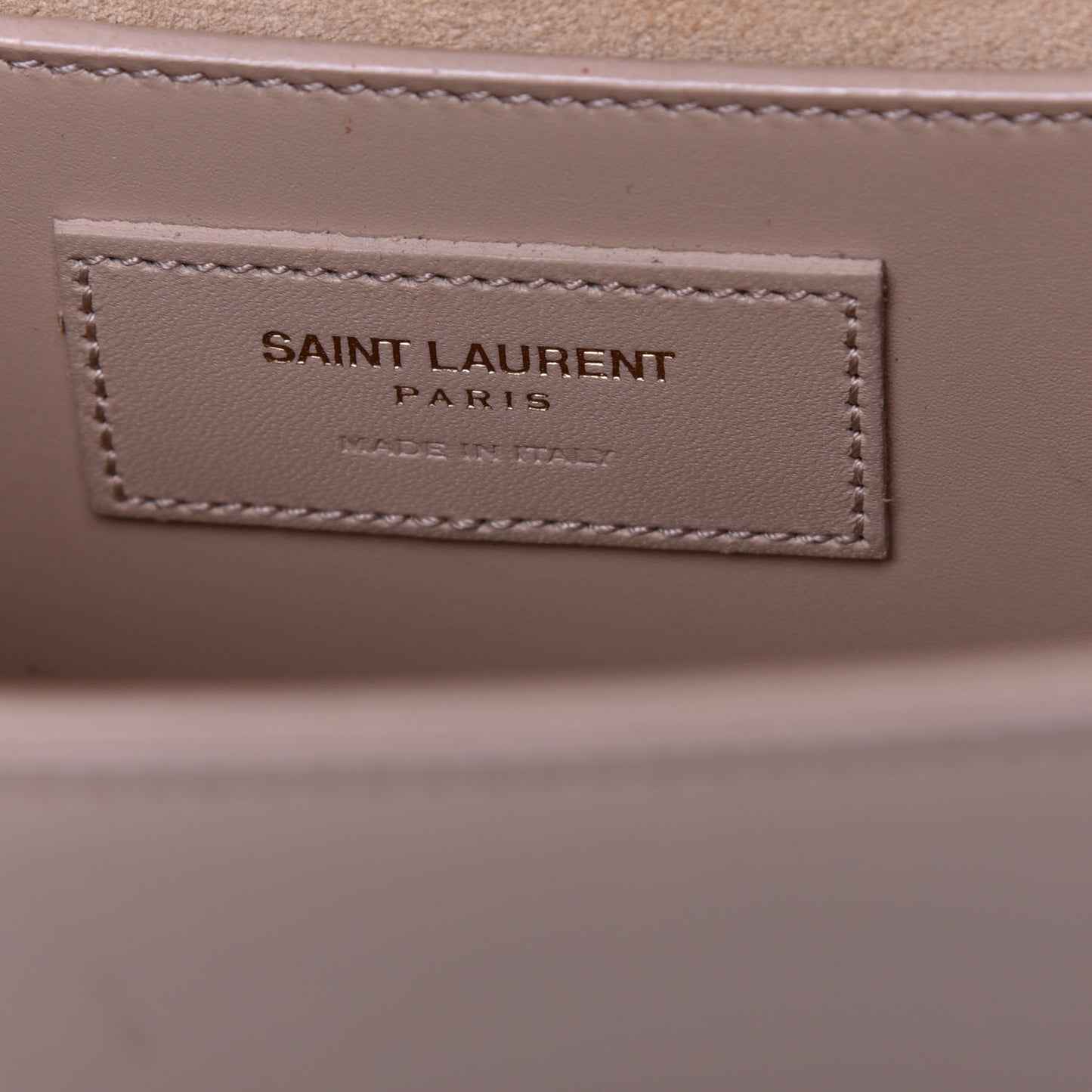Smooth Calfskin Medium Classic Monogram Kate Tassel Satchel Nude Powder