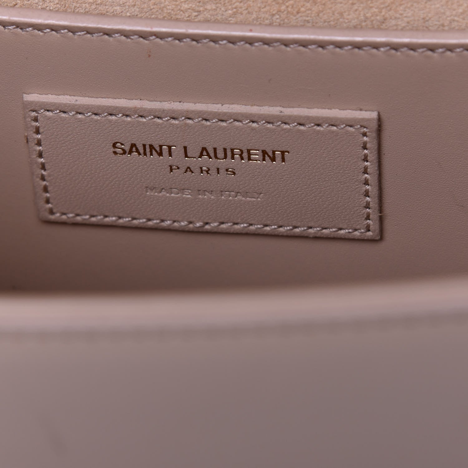 Saint Laurent Smooth Calfskin Medium Classic Monogram Kate Tassel Satchel Nude Powder 8 of 18