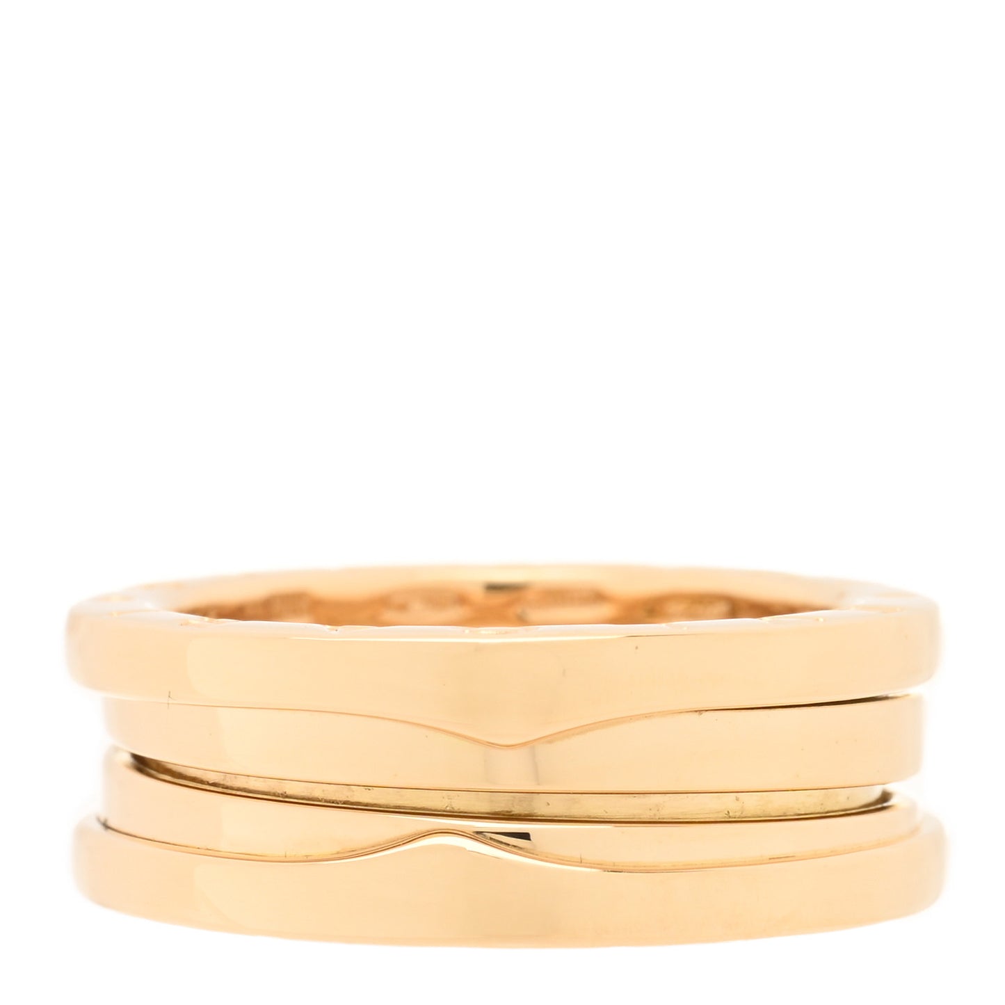 18K Yellow Gold B.Zero1 Two-Band Ring 51 5.75