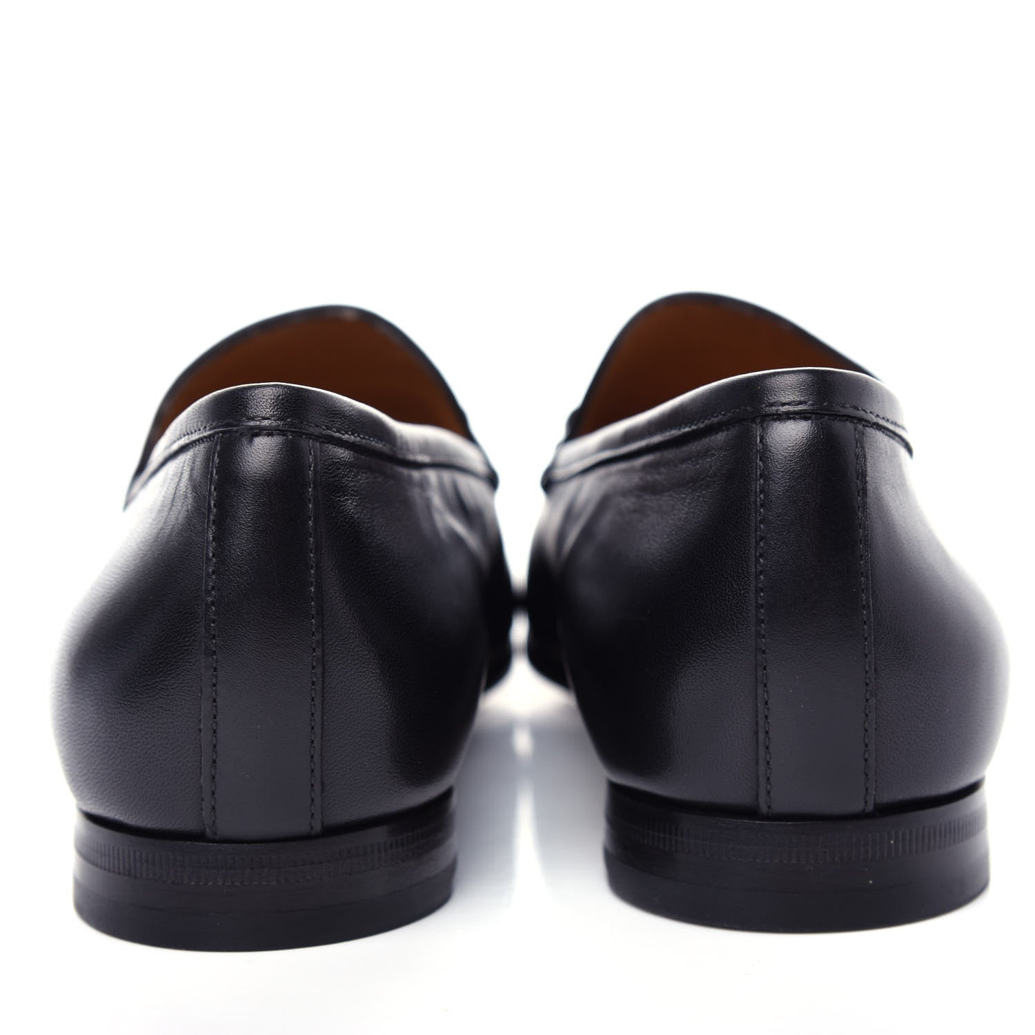 Gucci Calfskin Womens Jordaan Loafers 40 Black 7 of 11