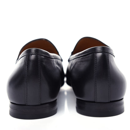 Gucci Calfskin Womens Jordaan Loafers 40 Black 7 of 11