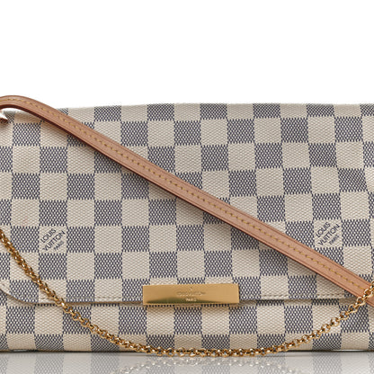 Louis Vuitton Damier Azur Favorite MM 7 of 13