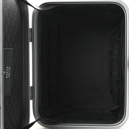 Gucci GG Supreme Monogram Aluminum Porter Beauty Case Silver 7 of 15