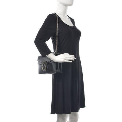 Gucci Pebbled Calfskin Small Dionysus Shoulder Bag Black 2 of 8