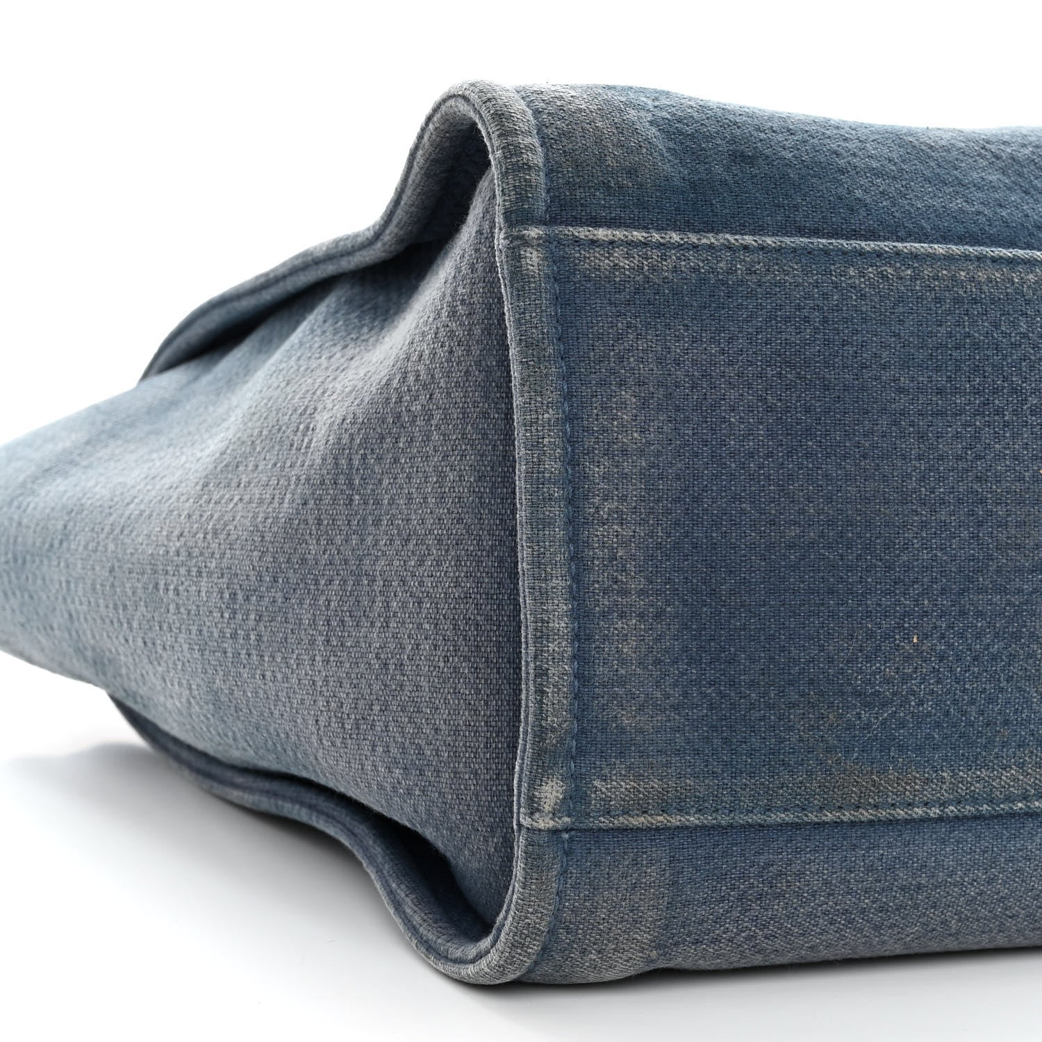 Chanel Canvas Medium Deauville Tote Blue 8 of 12