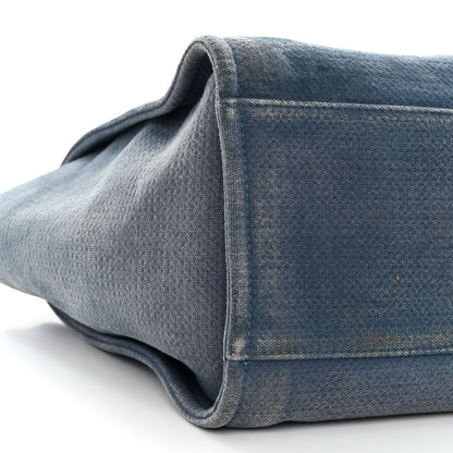 Chanel Canvas Medium Deauville Tote Blue 8 of 12