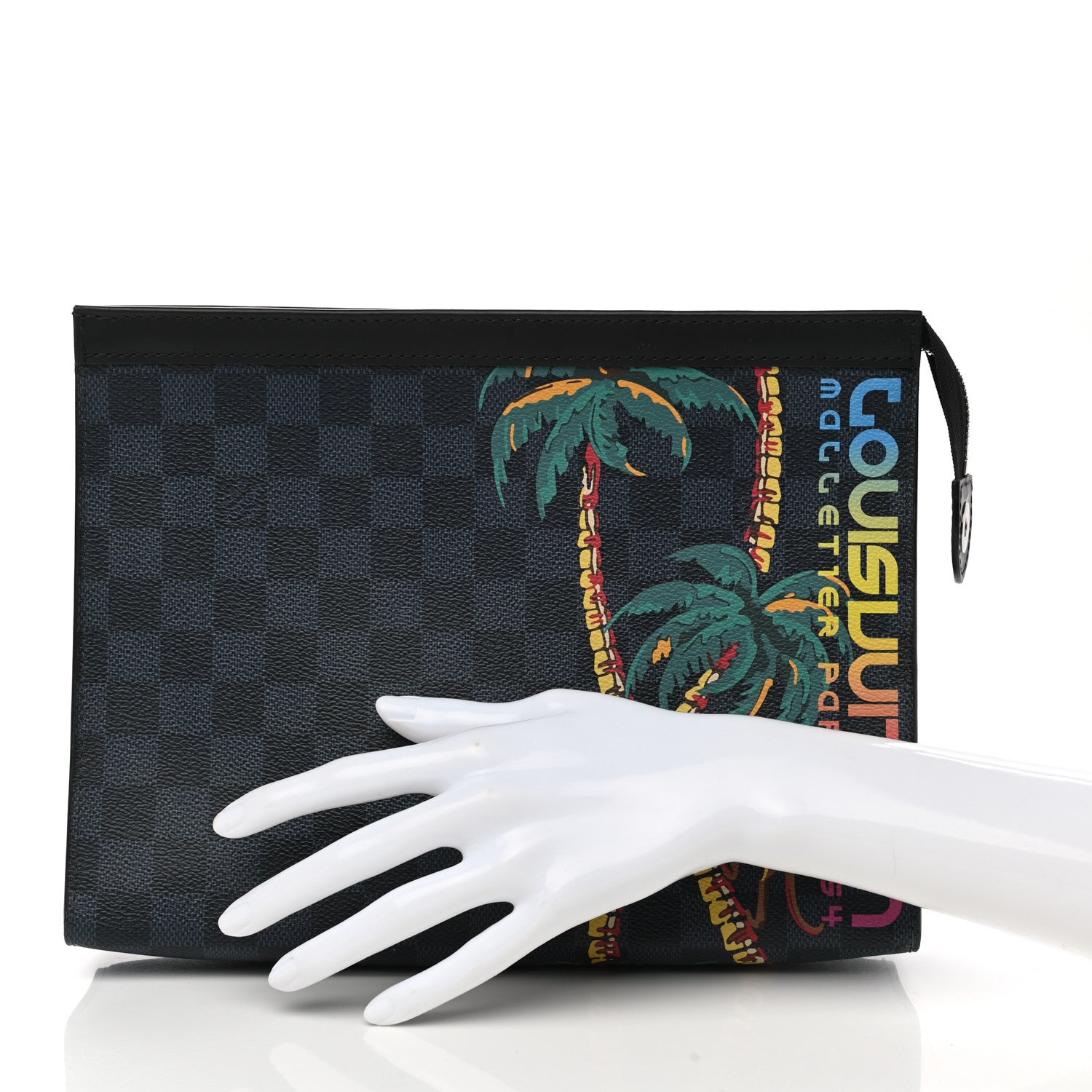 Louis Vuitton Damier Cobalt Jungle Pochette Voyage MM 2 of 7