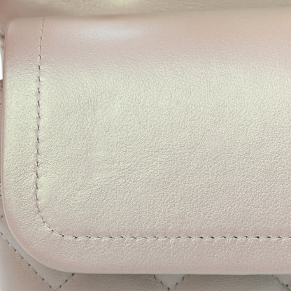 Chanel Iridescent Calfskin Quilted Medium Double Flap White 8 of 12
