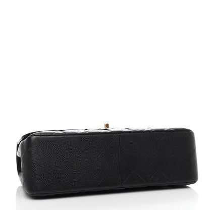 Chanel Caviar Quilted Jumbo Double Flap Black 4 of 11