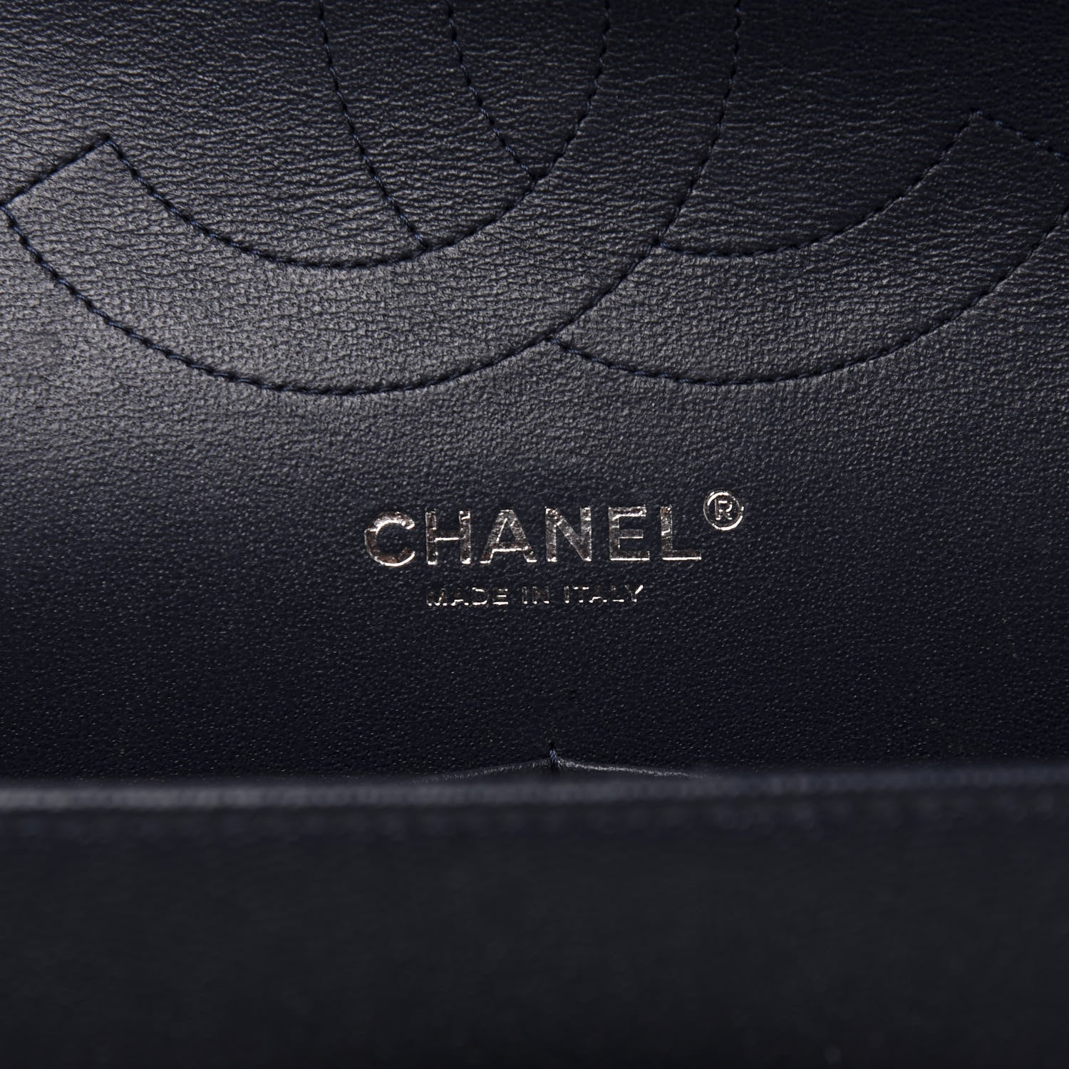 Chanel Caviar Quilted Jumbo Double Flap Navy Blue 8 of 10
