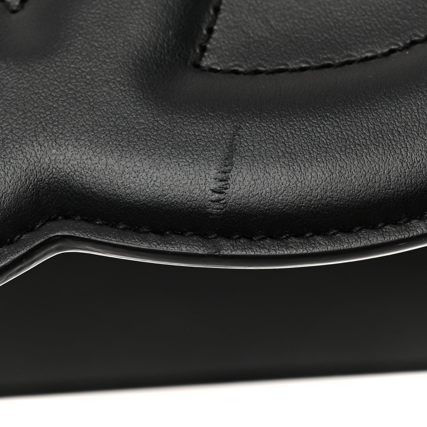 Calfskin DG Logo Flap Crossbody Bag Black