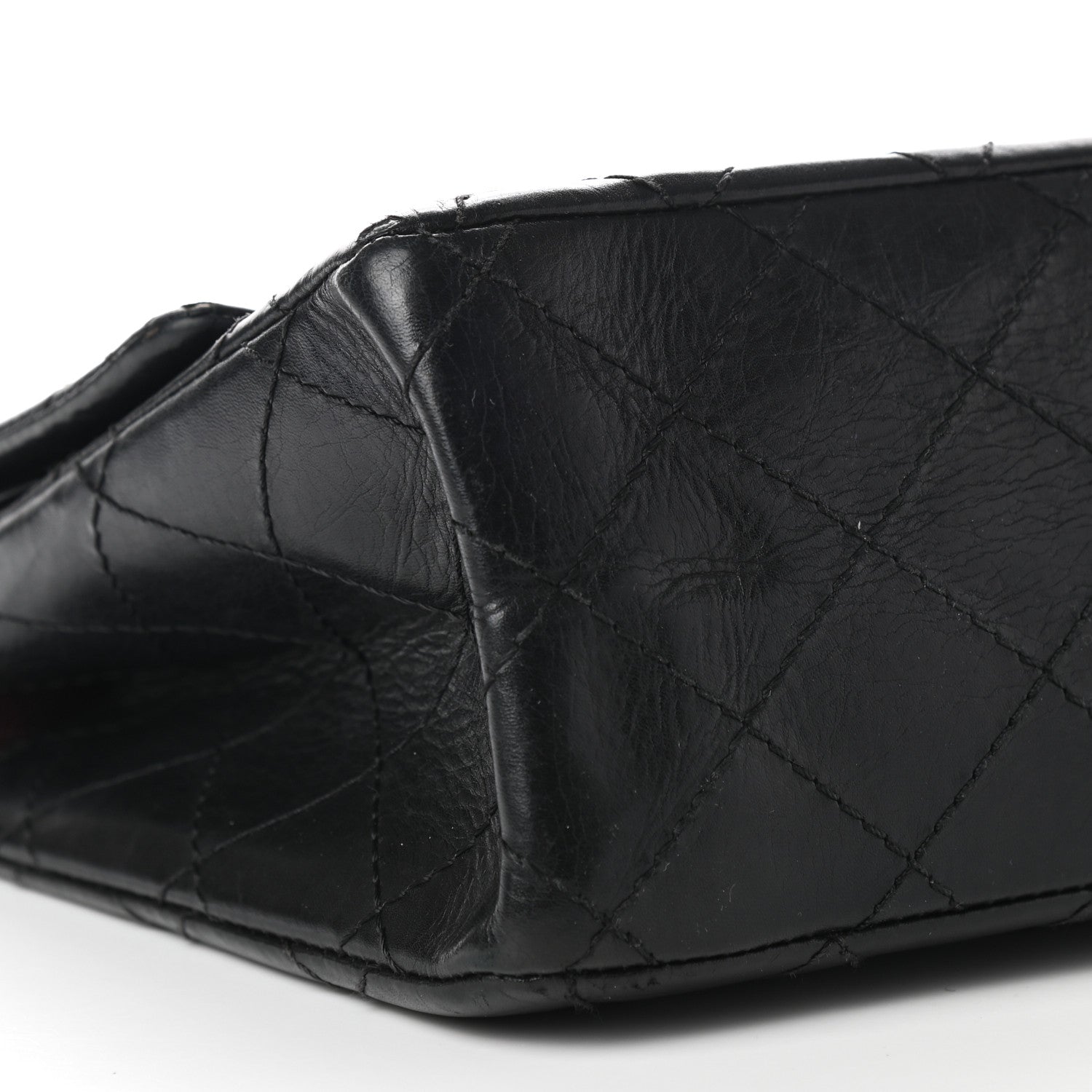 Chanel Aged Calfskin Quilted 2.55 Reissue 226 Flap Navy Blue 9 of 11