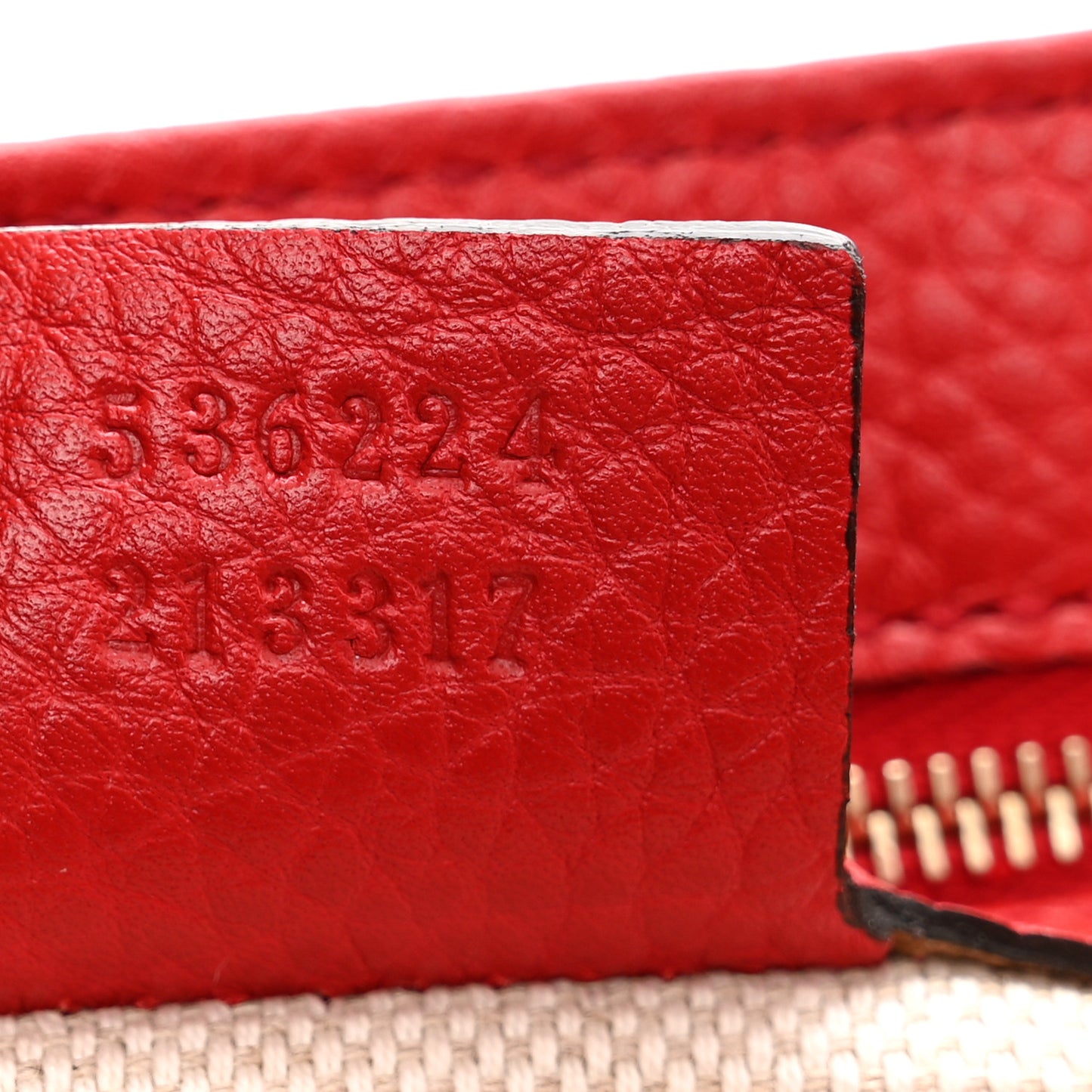Pebbled Calfskin Medium Soho Flap Crossbody Vibrant Red