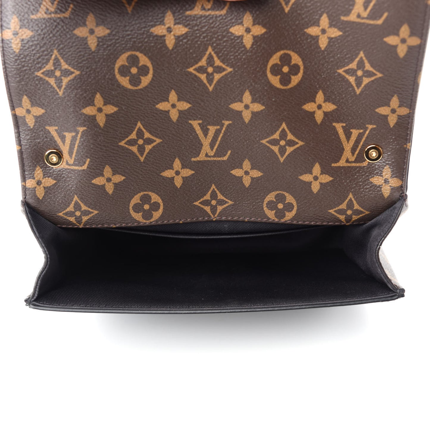 Patent Calfskin Monogram Cherrywood BB Black