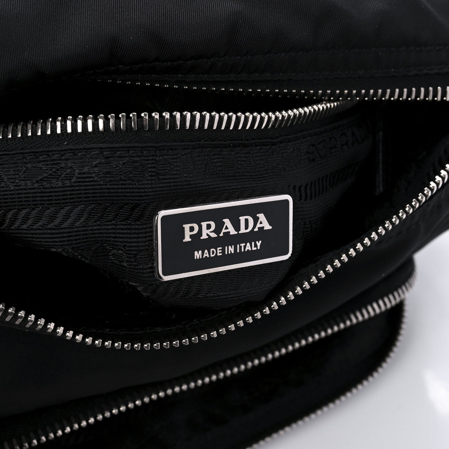Nylon Vela Shoulder Bag Black