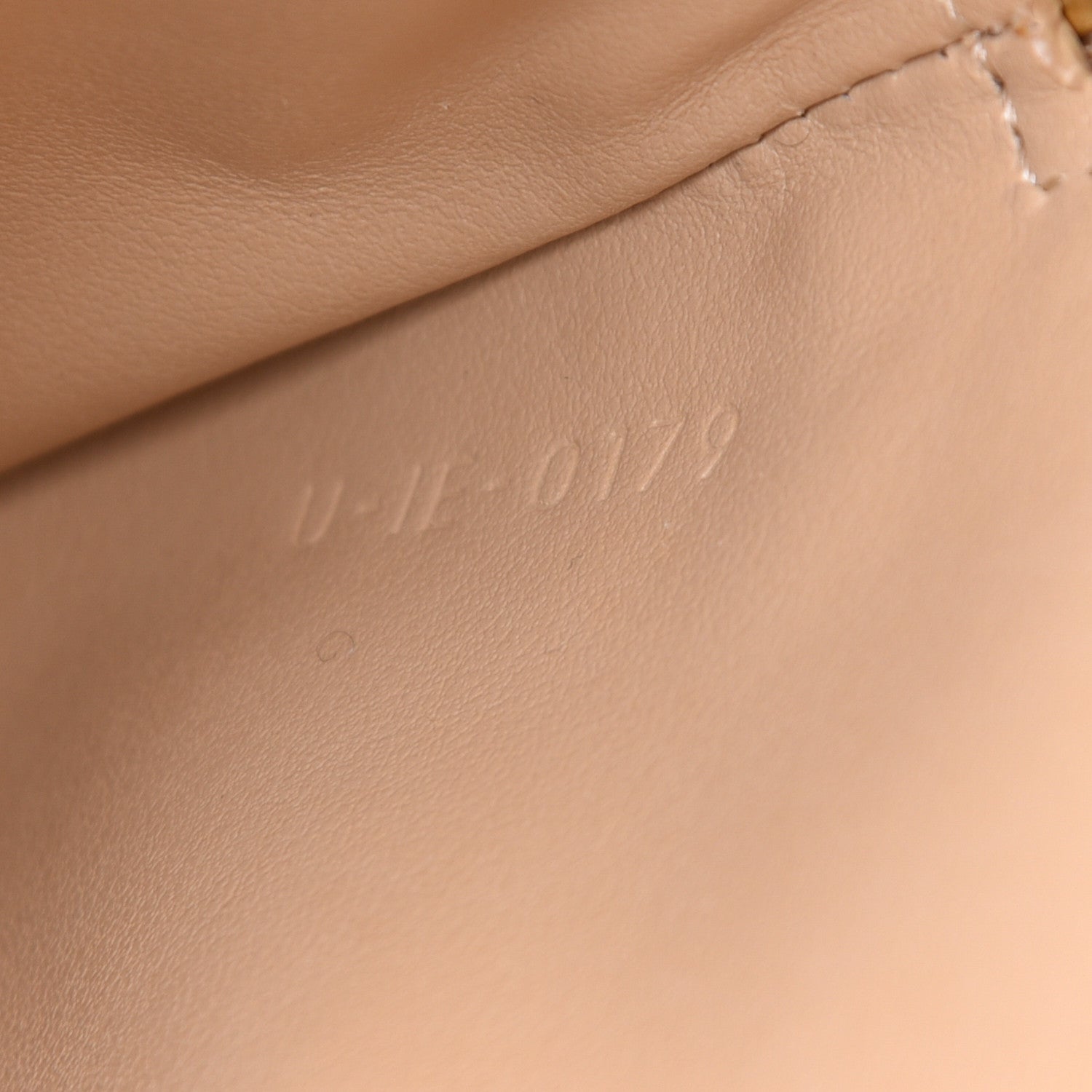 Celine Calfskin Quilted C Charm Pouch Nude 7 of 8