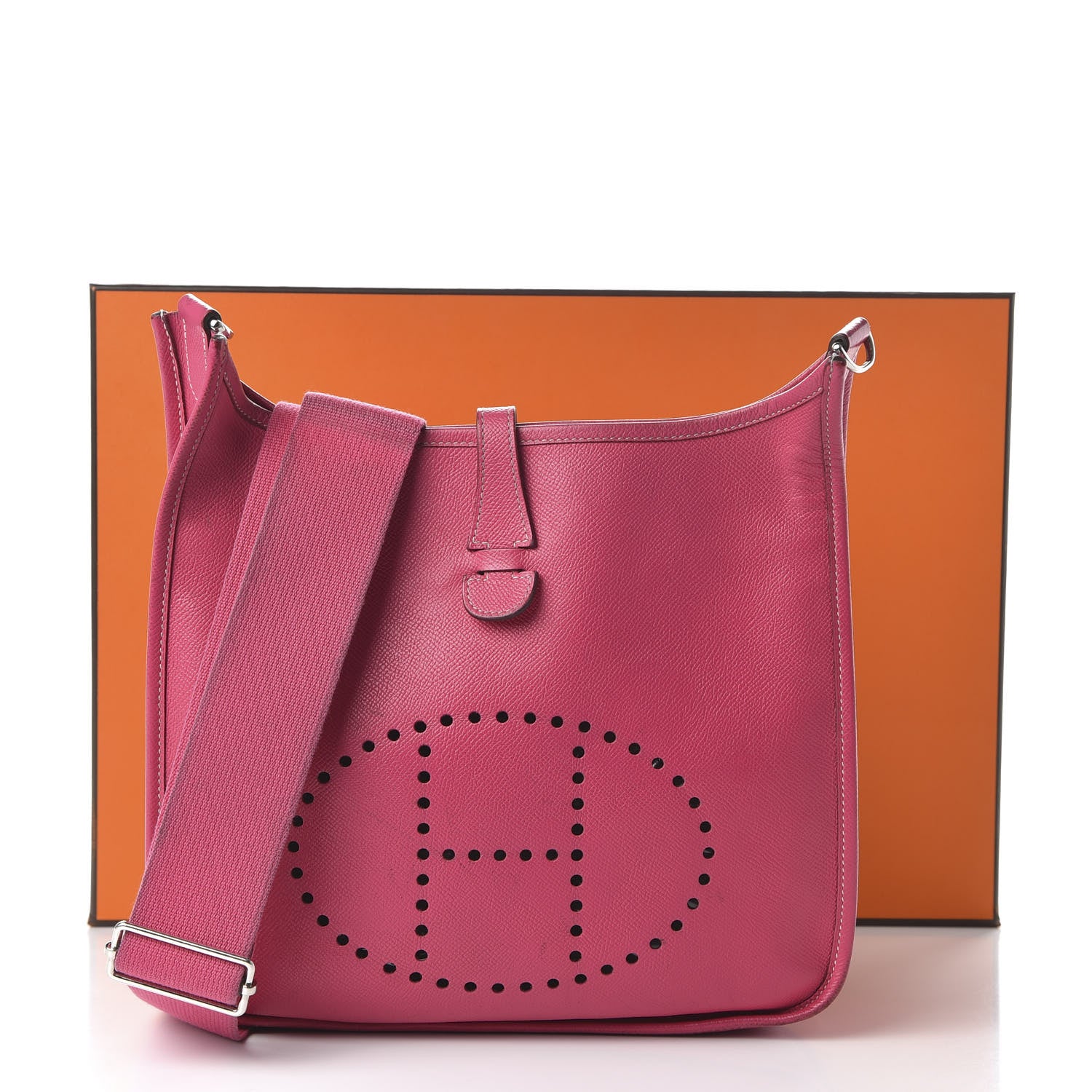 Hermes Epsom Evelyne III PM Rose Tyrien 11 of 11